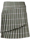 P.a.r.o.s.h Asymmetric Mini Skirt In Neutrals