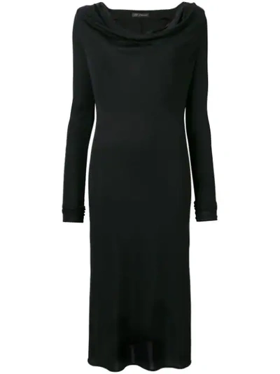 Versace Headscarf Dress Set In Black