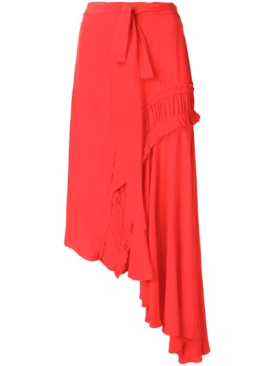 Preen Line Gracia Skirt In Red