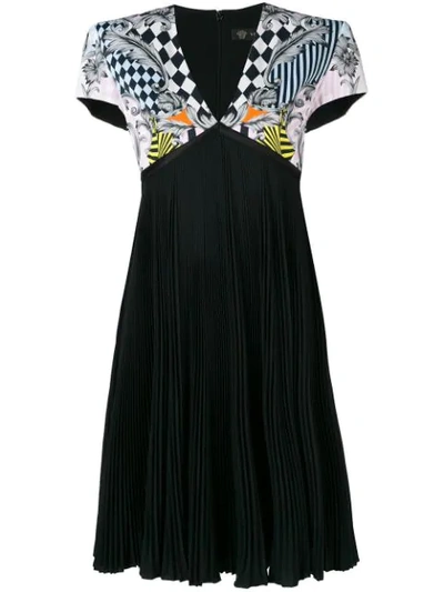 Versace Harlequin Dress - Black