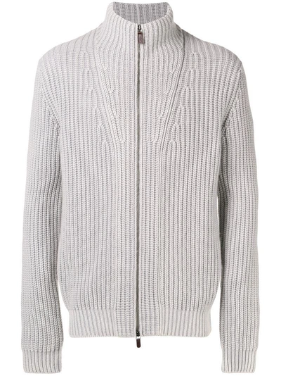 Iris Von Arnim Zipped Sweatshirt - Grey