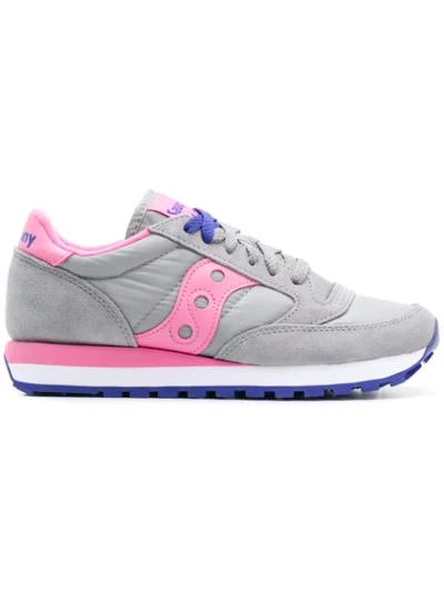 Saucony Women's Shoes Suede Trainers Sneakers Jazz O In Grey