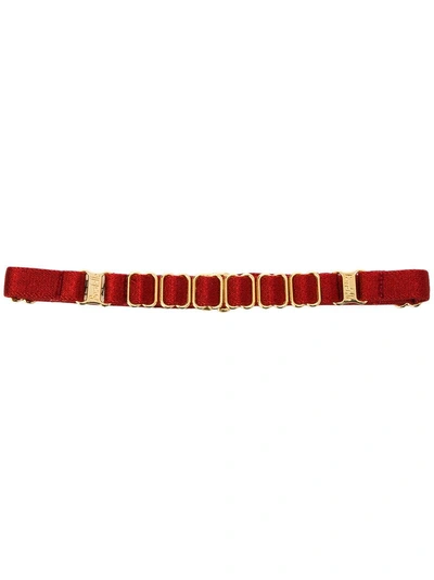 Bordelle Amaya Choker Necklace In Red