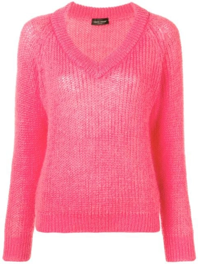 Roberto Collina V-neck Sweater - Pink
