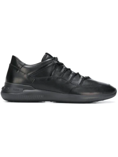 Tod's Lace-up Sneakers In Black