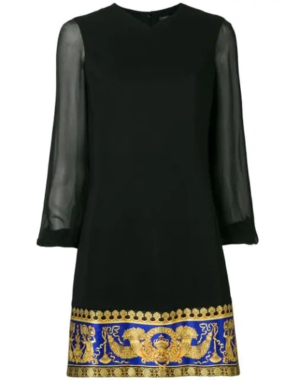 Versace Pillow Talk Dress In Nero