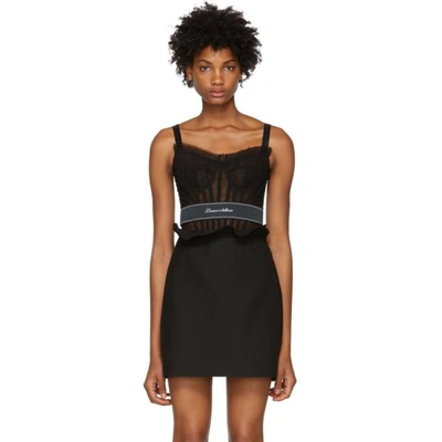 Dolce & Gabbana Dolce And Gabbana Black Tulle Bustier In N0000 Black