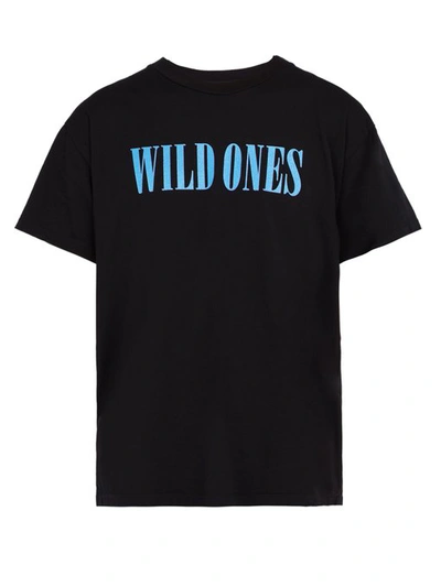 Amiri Wild Ones Cotton T-shirt In Black