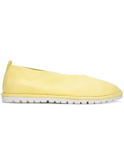Marsèll Flat Ballerina Shoes - Yellow
