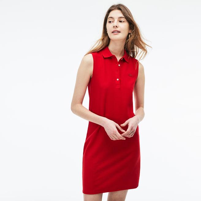 polo dress red