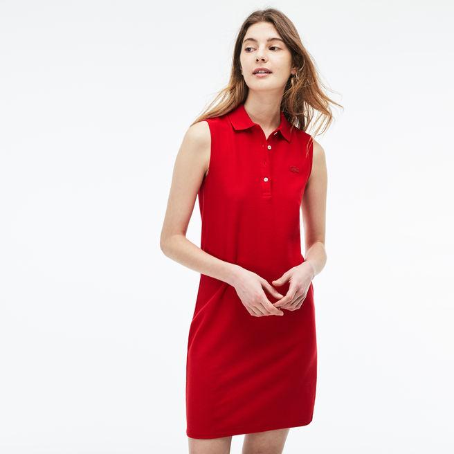 women's pique polo dress