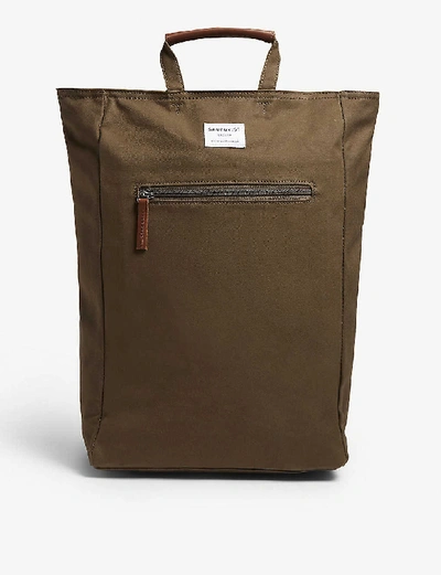 Sandqvist Tony Ground Backpack In Olive