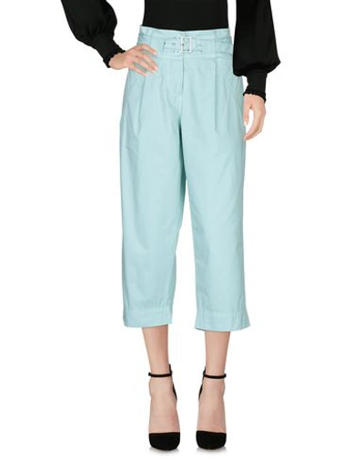 Armani Jeans Cropped Pants & Culottes In Light Green