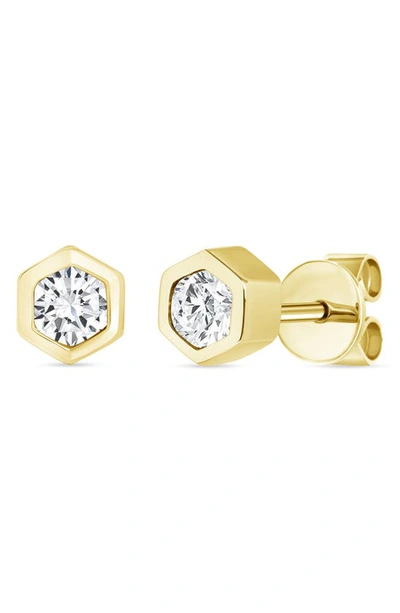 Ron Hami 14k Gold Diamond Stud Earrings