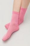 Cos Sheer Socks In Pink