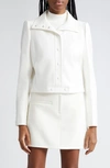 Courrèges Re-edition Vinyl Jacket In Heritage White