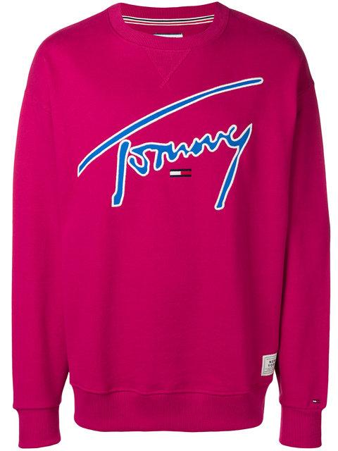pink tommy hoodie