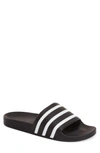 Adidas Originals 'adilette' Slide Sandal In Light Scarlet/ White/ Scarlet