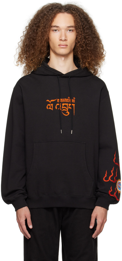 Maharishi Abundance Dragon 棉连帽衫 In Black