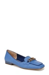 Franco Sarto Tiari Chain Square Toe Loafer In Blue