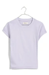 Madewell Brightside T-shirt In Faded Violet