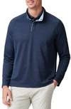 Rhone Clubhouse Performance Quarter Snap Top In Navy