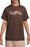 Nike Max90 Toile Graphic T-shirt In Brown
