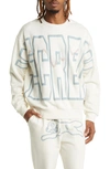 Icecream Pow Graphic Crewneck Sweatshirt In Whisper White
