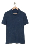 John Varvatos Marble Wash Polo In Cadet Blue
