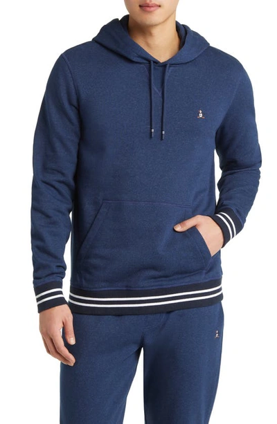 Original Penguin Fleece Pullover Hoodie In Blue