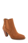 Aerosoles Lido Ankle Boot In Tan Suede