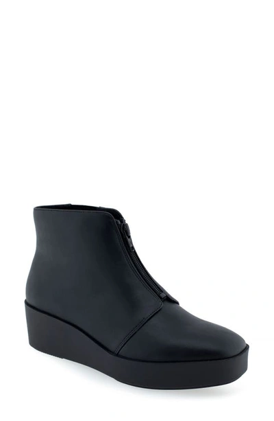 Aerosoles Carin Wedge Bootie In Black