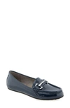 Aerosoles Day Drive Moc Driver In Navy Patent Pu