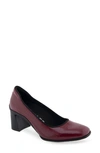 Aerosoles Casta Pump In Pomegranate Patent Pu