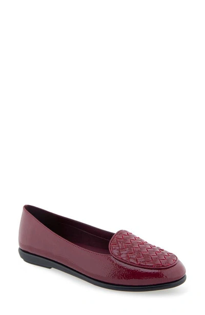 Aerosoles Brielle Loafer In Pomegranate Patent Pu