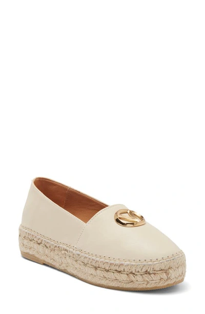 Valentino By Mario Valentino Jessica Espadrille Loafer In Cream