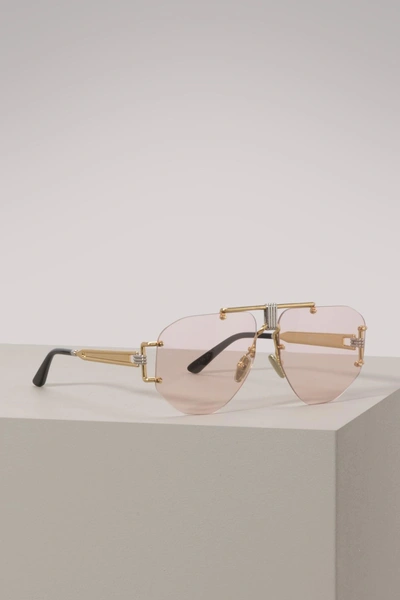 SALE☆CELINE★アビエーターサングラスアセテートフーシャ CELINE EYEWEAR キャットアイ アセテート サングラス | NET-A-PORTER