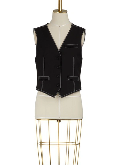 Chloé Wool Vest In Black