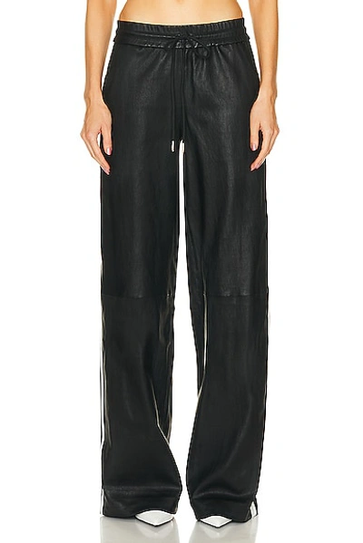 Sprwmn Baggy Athletic Sweatpants Black L