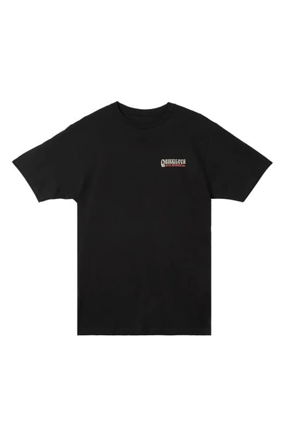 Quiksilver Sealife Cotton Graphic T-shirt In Black