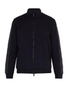 Fendi - Logo Jacquard Cotton Blend Sweatshirt - Mens - Navy