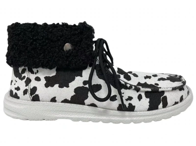 Gypsy Jazz Ozone Slip-on Shoes In Black & White In Multi