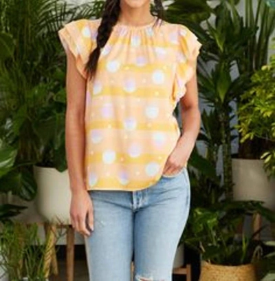 Crosby By Mollie Burch Zoe Top In African Sunset In Multi
