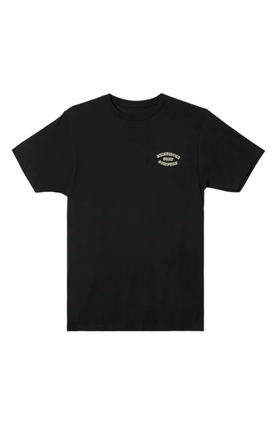 Quiksilver Wildcard Cotton Graphic T-shirt In Black