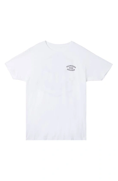 Quiksilver Wildcard Cotton Graphic T-shirt In White