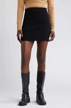 Open Edit Rib Sweater Skirt In Black