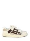 Amiri Skel Top Leather Trainers In White