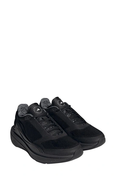 Adidas By Stella Mccartney Earthlight Running Shoe In Core Black/ Black/ White
