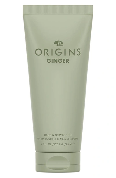 Origins Ginger Hand & Body Lotion, 2.5 oz In Green