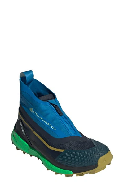 Adidas By Stella Mccartney Terrex Free Rain.rdy Hiking Shoe In Legend Ink/ Blue/ Olive